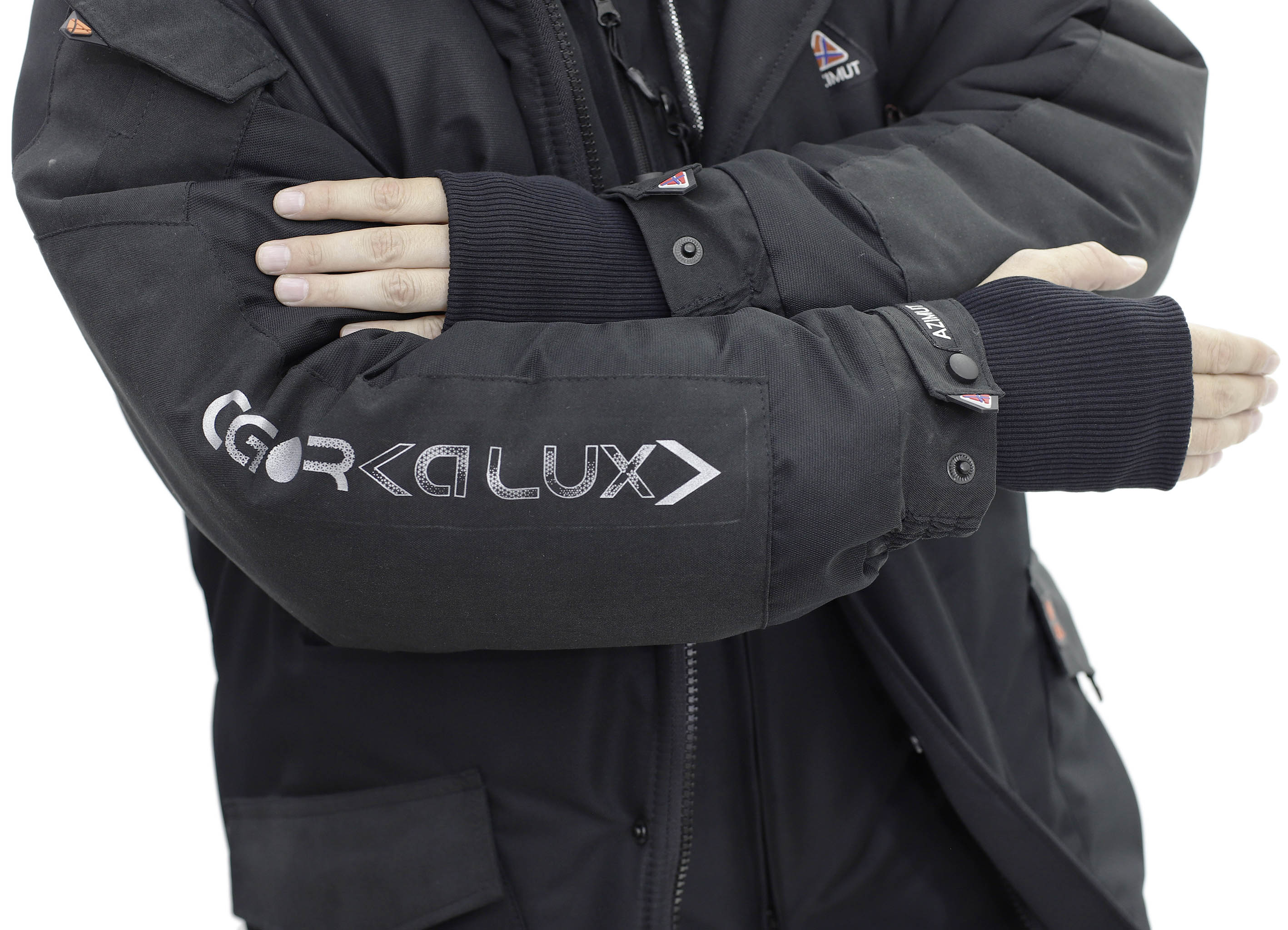 картинка Костюм "Горка-LUX", Таслан, Черный + Финляндия, Чёрный от магазина Одежда+
