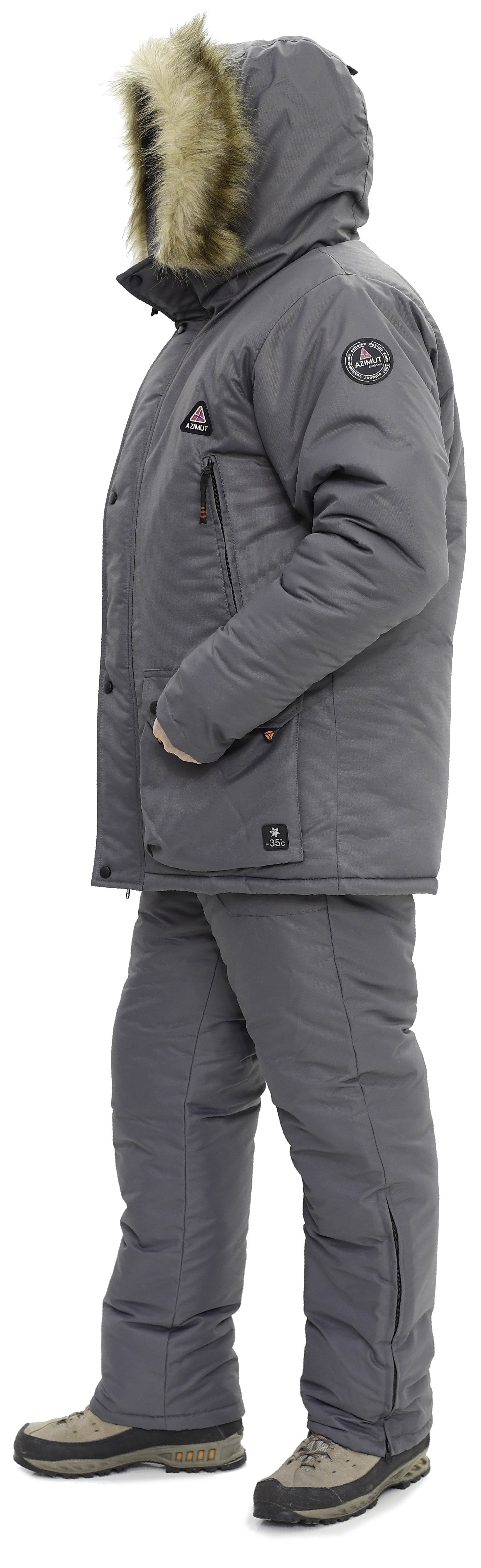 картинка Костюм "Арктика", Таслан, Серый от магазина Одежда+