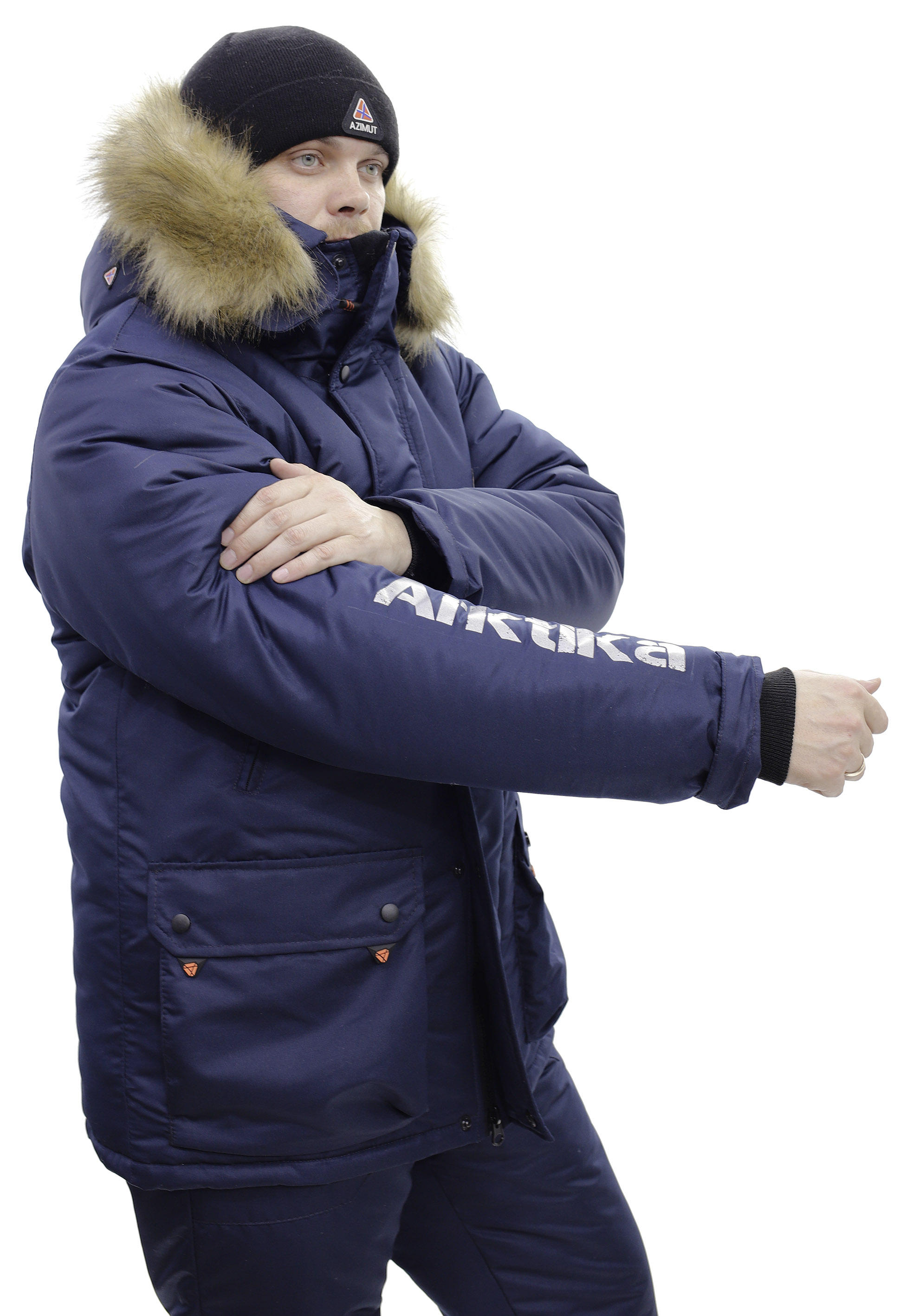картинка Костюм "Арктика", Таслан, тёмно-Синий от магазина Одежда+